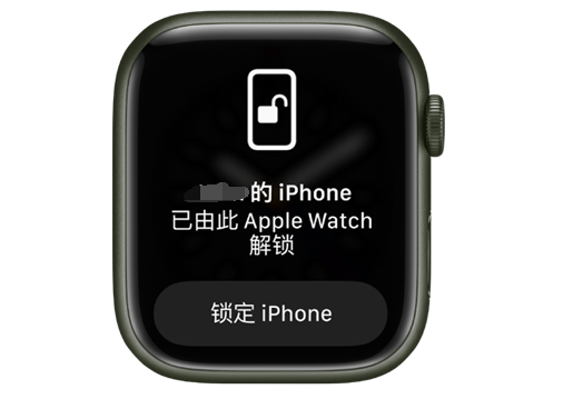 尚志苹果手机维修分享用 AppleWatch 解锁配备面容 ID 的 iPhone方法 